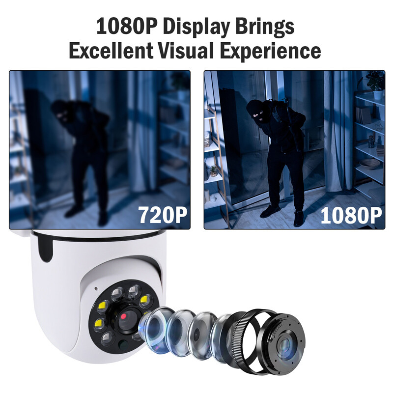 1-4Pack 1080P Wireless WiFi Security Camera System Outdoor Home Night Vision Cam gallery