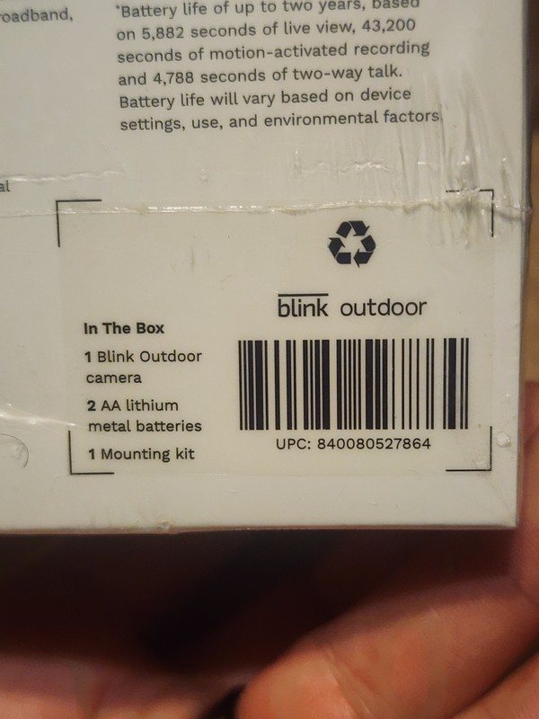 2020 BLINK OUTDOOR SECURITY CAMERA ADD-ON BATTERY-POWERED WORKS WITH ALEXA gallery