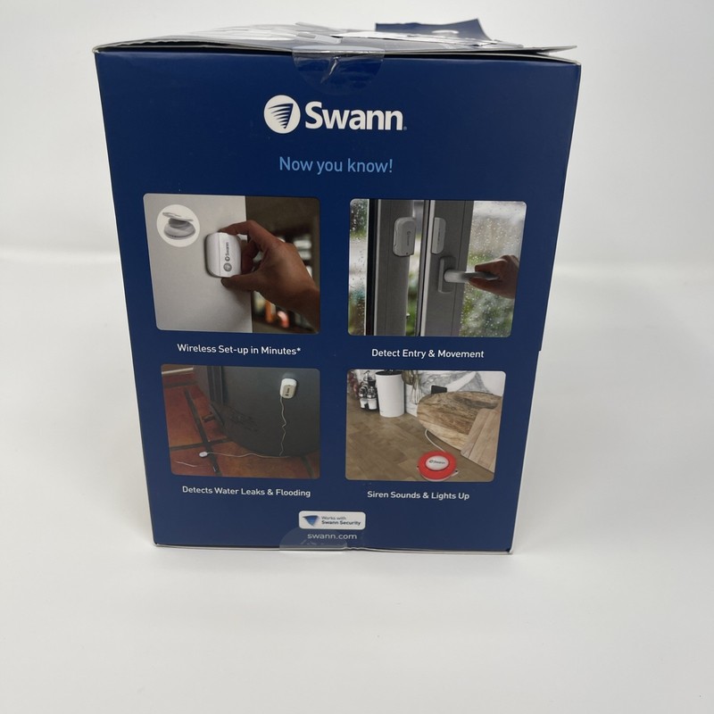 Swann SWIFI-ALARMKITA-GL Home Security Alert Kit Siren & Sensors gallery