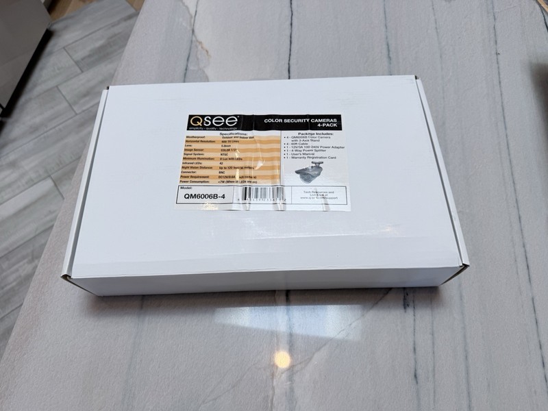 Q-See 4-Pack QM6006B-4 Color Security Cameras New gallery