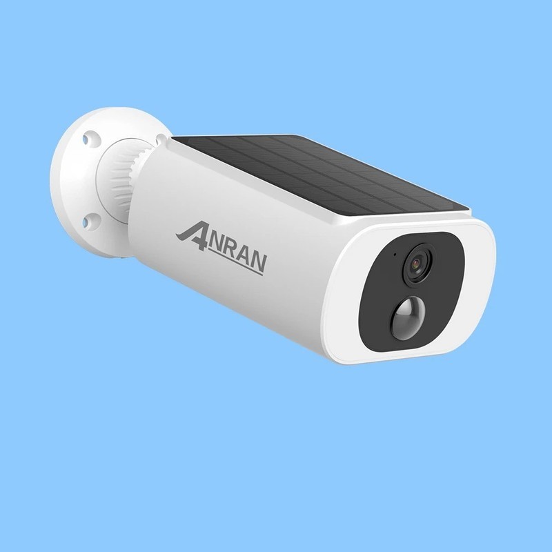 ANRAN 2K Solar WiFi Security Camera Outdoor PIR Detection Night Vision