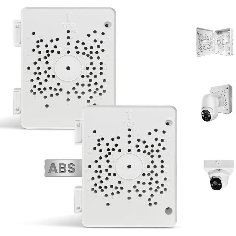 ABS Security Camera Junction Box for PTZ Scurity Camera, Outdoor IP65 Waterpr…