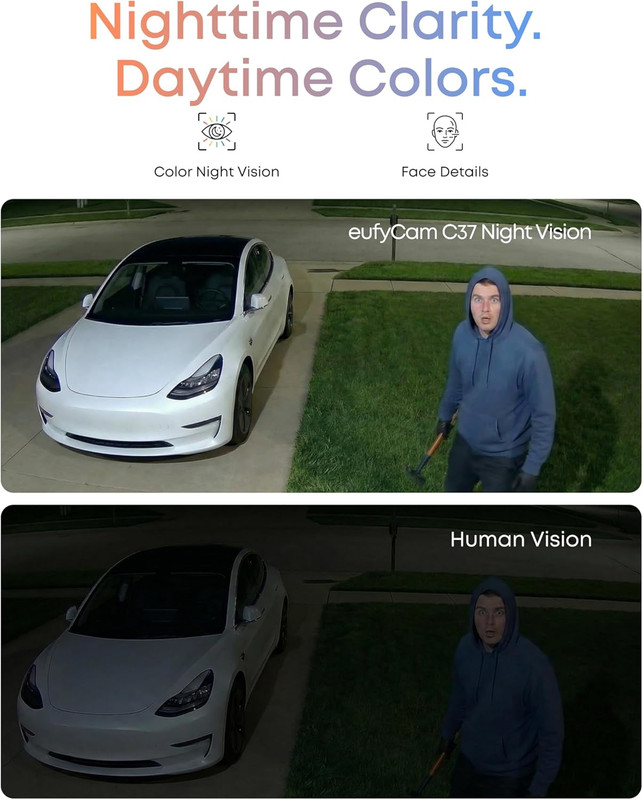 Eufy Security Eufycam C37, Security Cameras Wireless Outdoor, 360° Pan & Tilt AI gallery