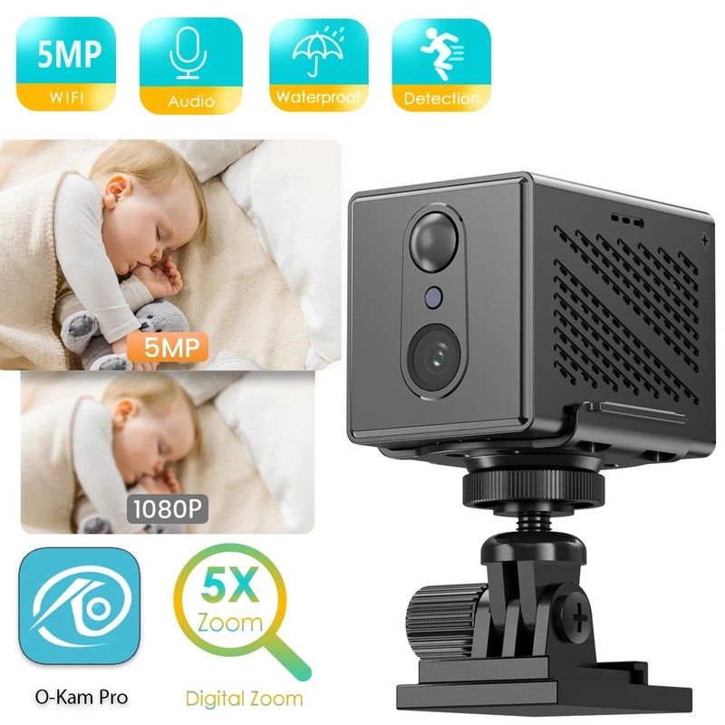 wifi 5mp security camera OKAM Pro APP