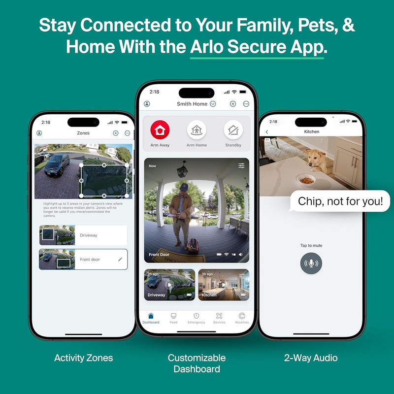 Essential XL 2K Security Camera - Wireless, 4X Battery, Person & Package Detecti gallery