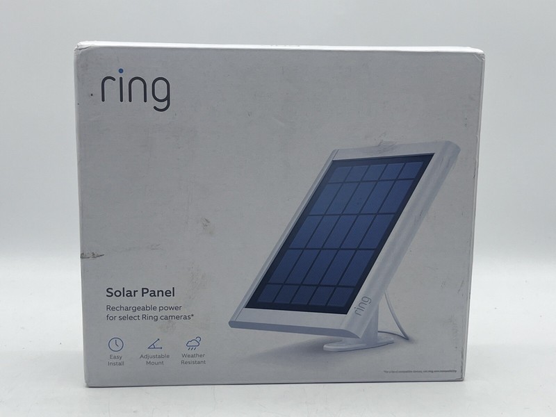 Ring 2021 Solar Panel for Select Ring Security Cameras – White