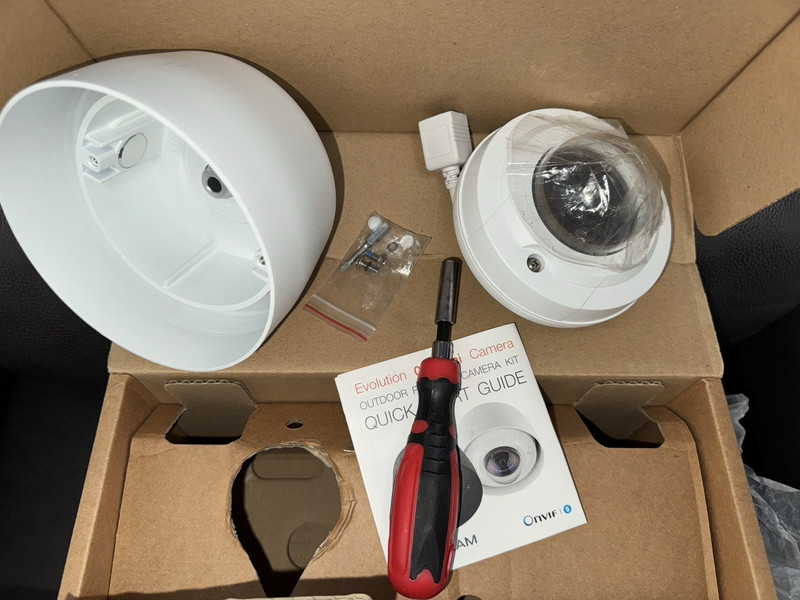 Evolution 05 Mini 360° Outdoor Pendant Camera Kit 5MP - EVO-05-LMD - White - NEW gallery