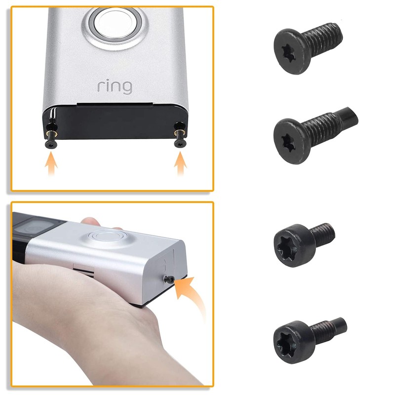 Ring Doorbell Screws, Replacement Security Screws Compatible 20PCS, Black gallery
