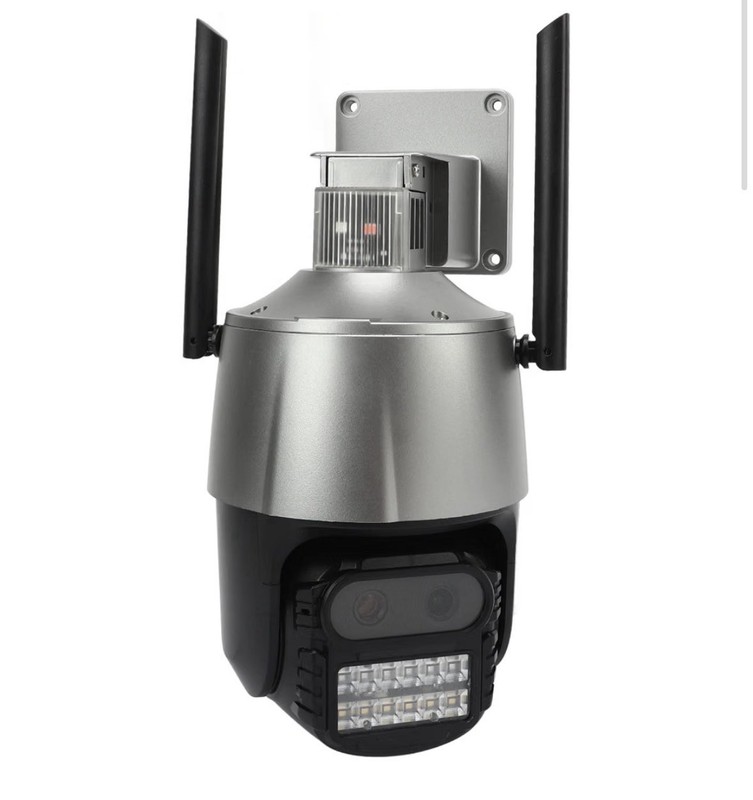 Outdoor Surveillance Camera with Two Lenses, 2.0 Megapixel