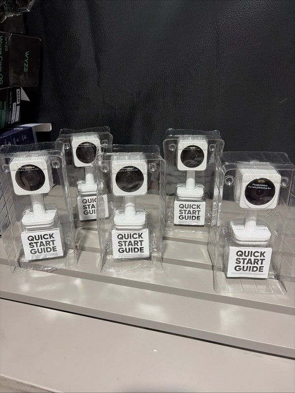Wyze Cam OG, Wired Indoor/Outdoor 1080p HD Smart Home Security Camera LOT X 5