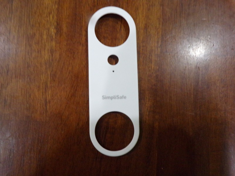 SIMPLISAFE doorbell white faceplate white__.