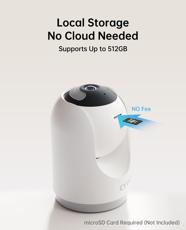 Indoor Security Camera, 5MP Plug-in Wireless WiFi Home Camera with Smart Nigh... gallery