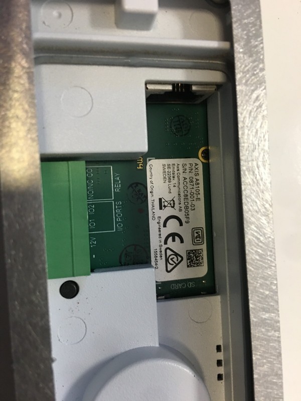 Axis A8105-E Network Video Door Station P/N 0871-001-03 tested and reset Read gallery