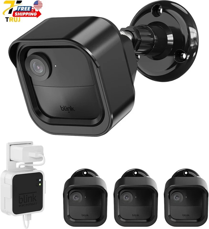Blink Outdoor 4 Camera Mount Set with Housing & Outlet Mount 3 Pack Adjustable gallery