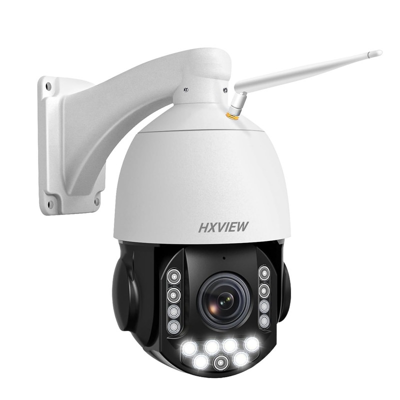 4K PTZ Security Camera Outdoor with 30X Optical Zoom,1000FT Night Vision,8MP 360