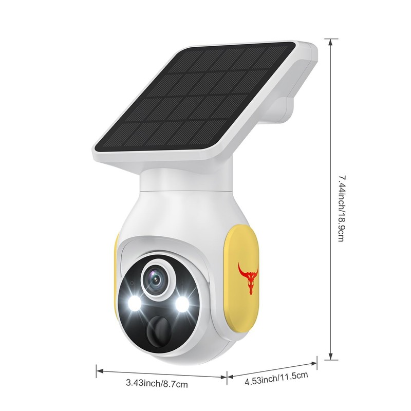4G LTE Cellular Security Camera with Solar Panel, No WiFi, AI Motion Detectio... gallery