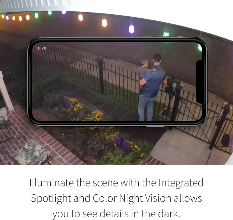 Essential Security Camera 1080P HD | Outdoor - Indoor | 2Nd Gen | Wireless with gallery