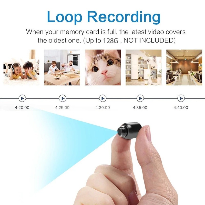 Mini Wifi IP Camera Home Security Night Vision HD 1080P Motion Detection gallery