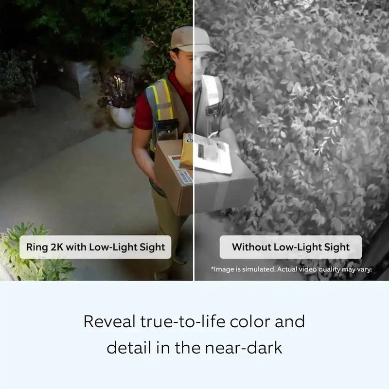 NEW Ring Outdoor Cam Plus (newest 2026 model) Plug-In, 2K Video + Night Vision gallery