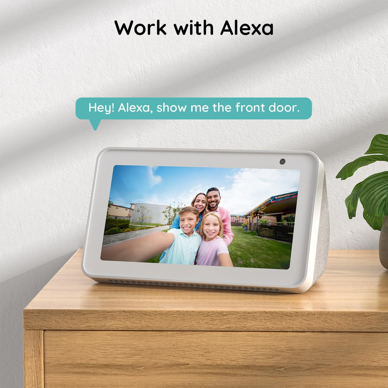 Video Doorbell Camera Wireless, 180° Wide View, 2K, No Subscription | AI Human D gallery