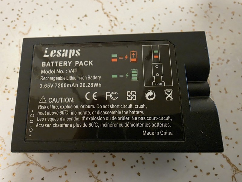 2 Pack Rechargeable Battery with charger for Ring camera Doorbell 2/3/4/3 plus gallery