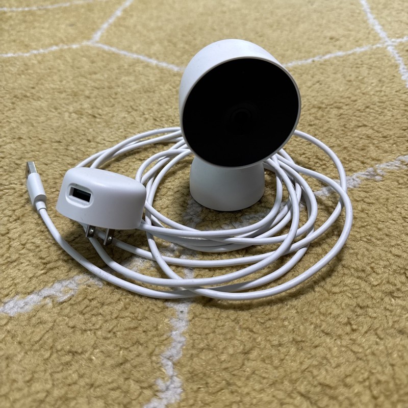 Google GJQ9T Indoor USB 1080p Night Vision Wi-Fi Google Assistant White
