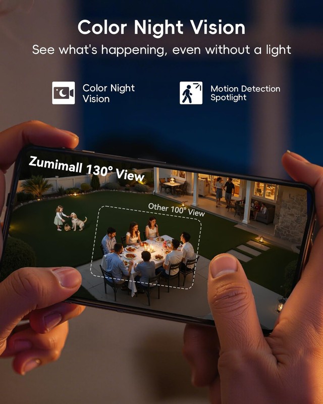 Security Cameras Wireless Outdoor with Magnetic Mount, No-Drill Installation,... gallery