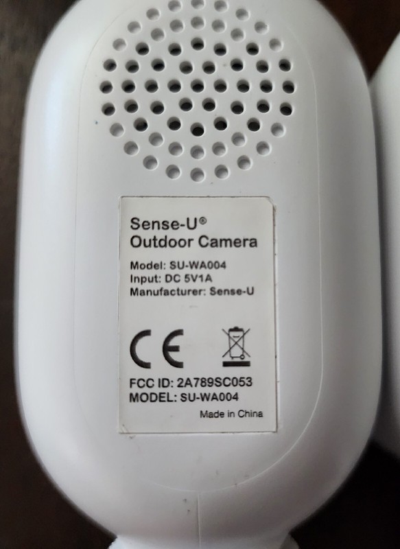 Sense-U Outdoor Indoor Camera X 2 SU-WA004 Excellent Used Condition gallery