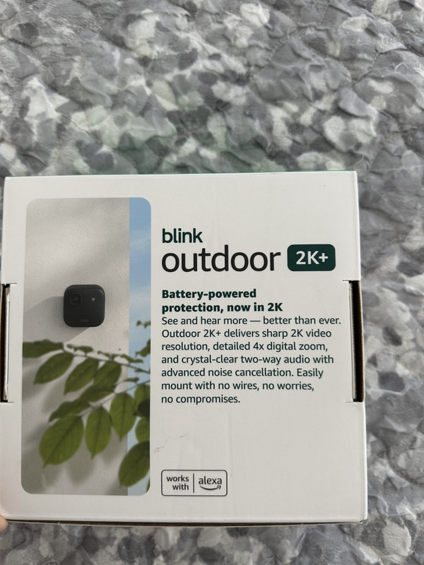 BLINK OUTDOOR 2K+ WIRELESS BLACK SECURITY CAMERA 3 CAMERA SYSTEM NEW gallery