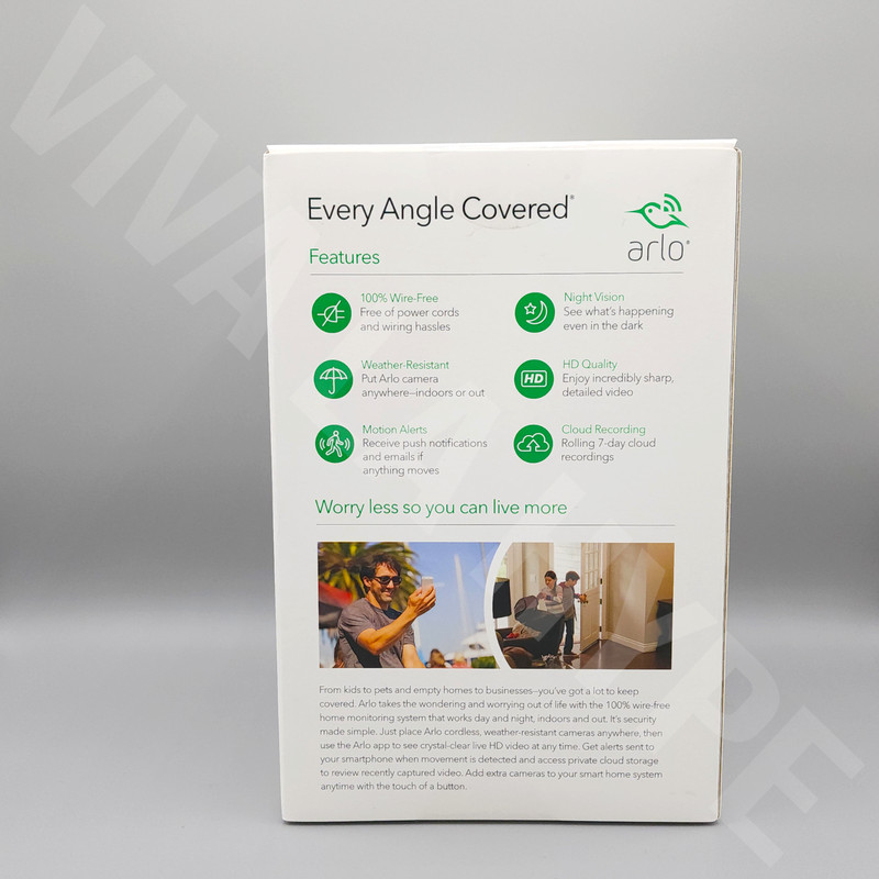 Arlo 1 Wire-Free HD Security Camera CR123 Battery Wifi - VMS3130 gallery