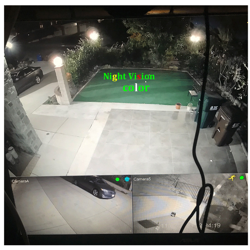 5MP Color full Night vision Hybrid 4 in 1 work with any Security system gallery