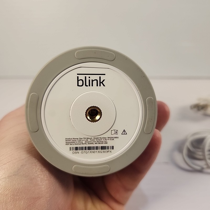Blink Mini Pan-Tilt Camera | Rotating indoor plug-in smart security camera HD gallery