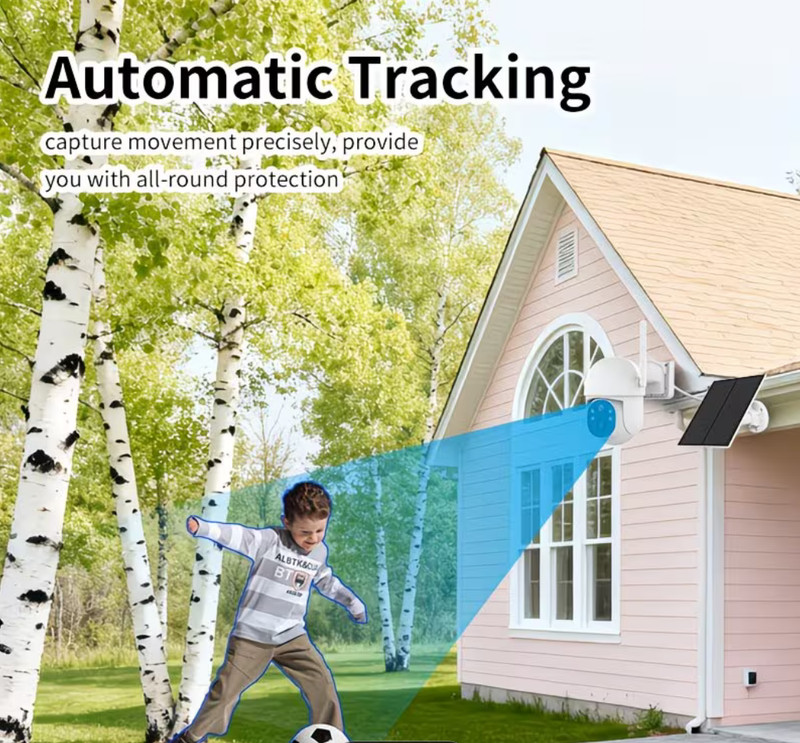Security Surveillance Cameras, High-Quality Solar Panel Charging, Large-Capacity gallery