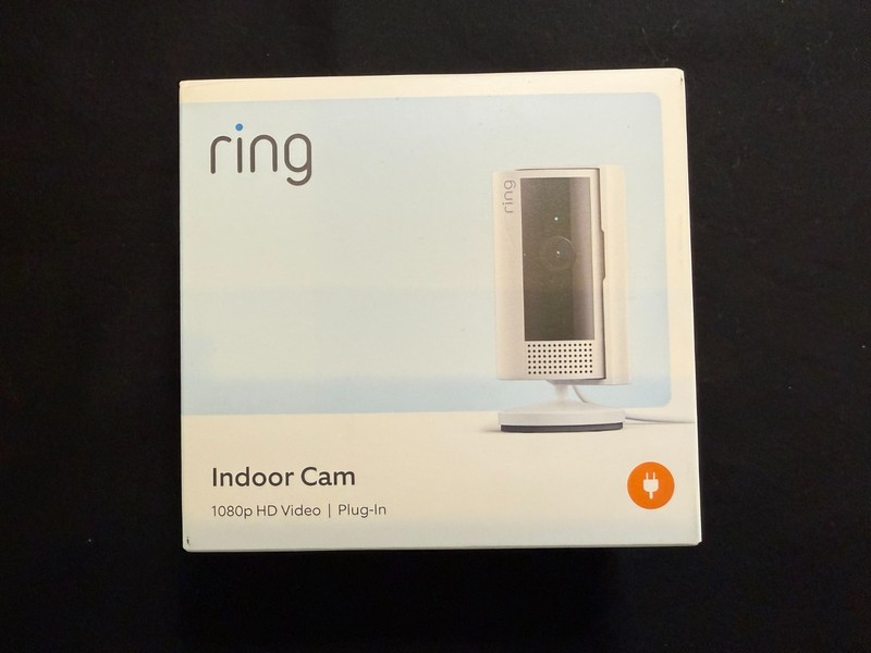 Ring Indoor Cam, Home or business security in 1080p HD video, White