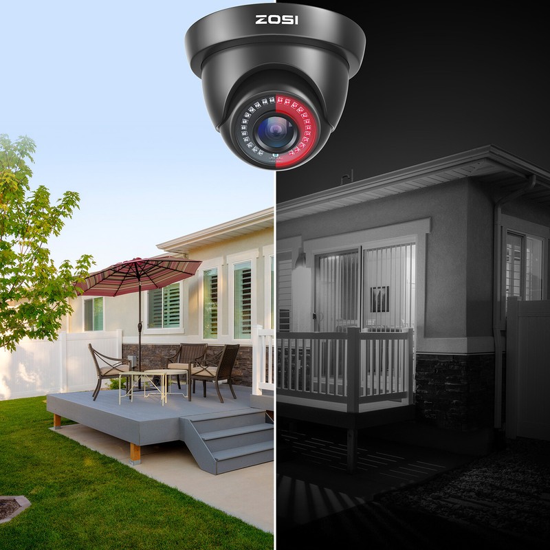 ZOSI HD 1080P 2MP Outdoor Security Cameras Kit for Home Surveillance DVR System gallery