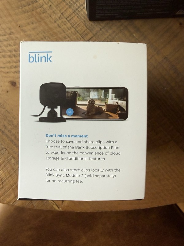 Blink Smart WiFi Video Doorbell Wireless, Black with Sync Module 2 and Mini Cam gallery