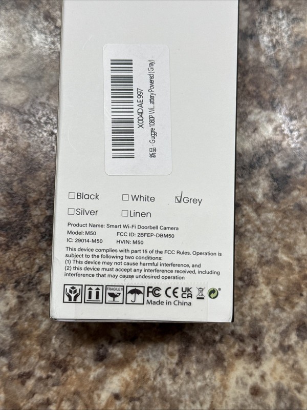 Smart 2.4GHz Wi-Fi Doorbell Camera Wide Angle Lens NEW gallery