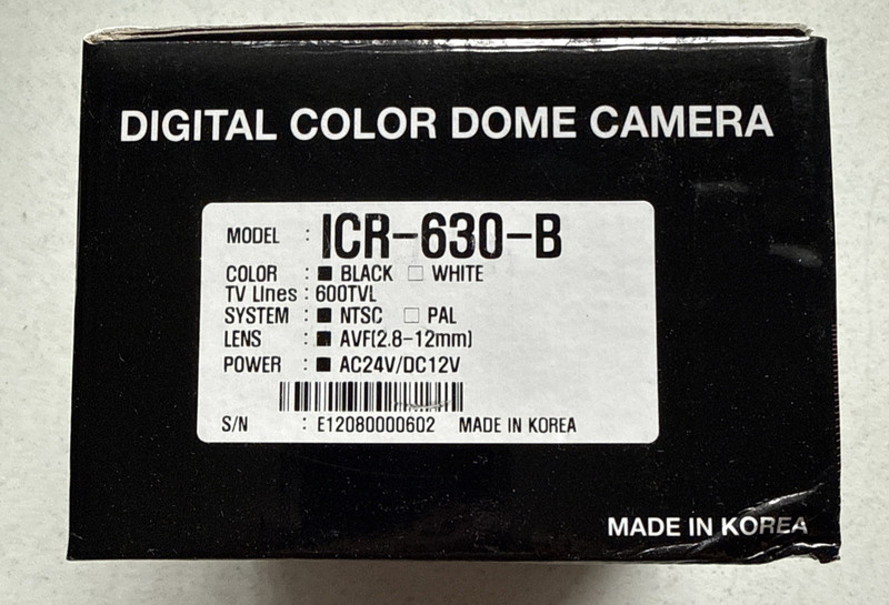 New Digital Color Dome Camera/ICR-630-B/Upgraded 3Axis, Day & Night Function gallery