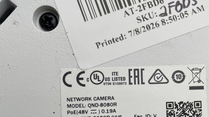 Hanwha Wisenet QND-8080R 5MP IP PoE Indoor Dome Camera Motorized Varifocal gallery