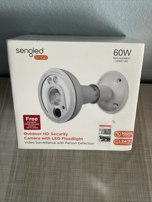 Sengled Snap Outdoor HD Security Camera With LED Floodlight NEW SEALED gallery