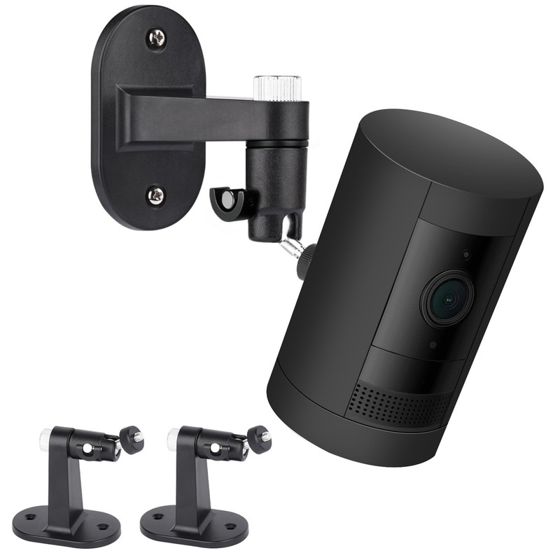 2Pack Adjustable Security Wall Mount Bracket for Ring Stick Up Cam & Ring O