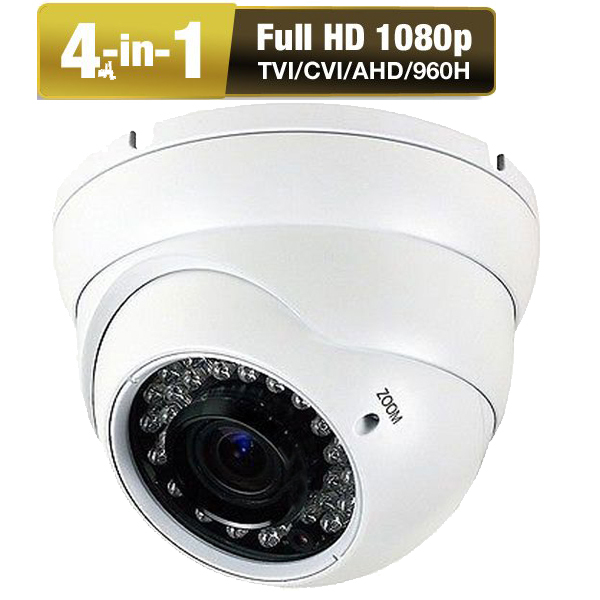HD AHD 2.6MP 1080P 2.8-12mm Varifocal Zoom Metal Surveillance Security Camera