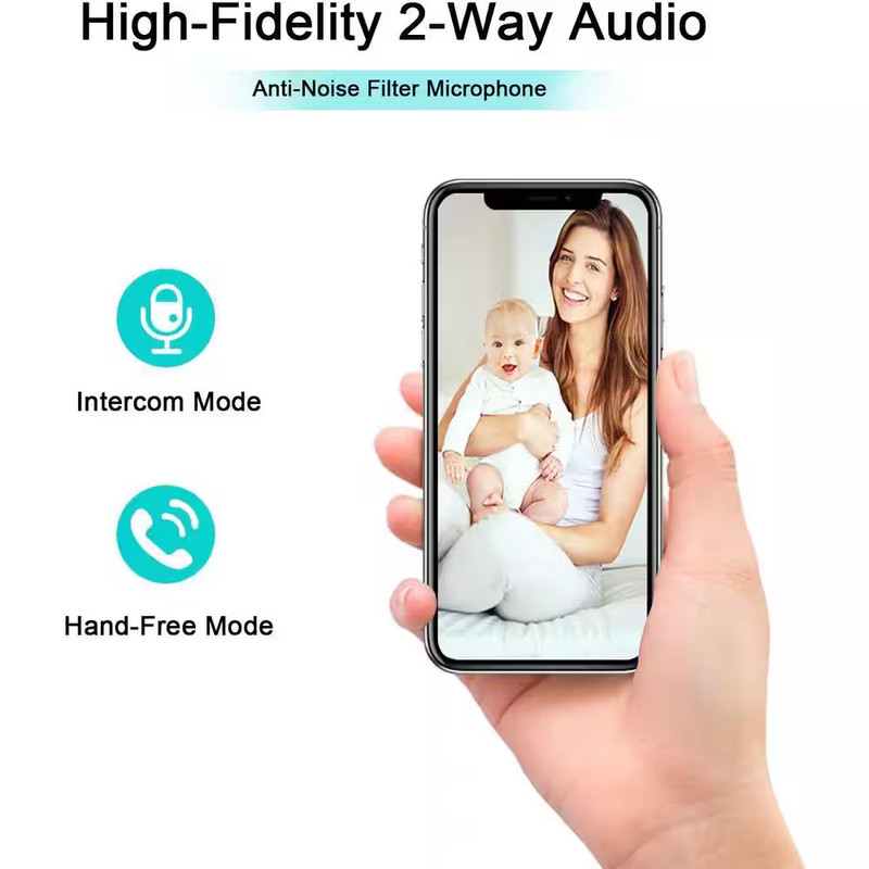 Smart Home Wifi Security Camera with Two-Way Talk, App Control, Motion Detection gallery
