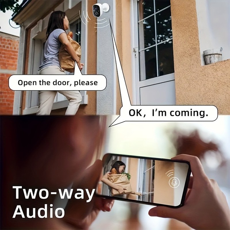 3MP Wireless Security Camera Outdoor Indoor Camera Ultra-High Definition 2K gallery