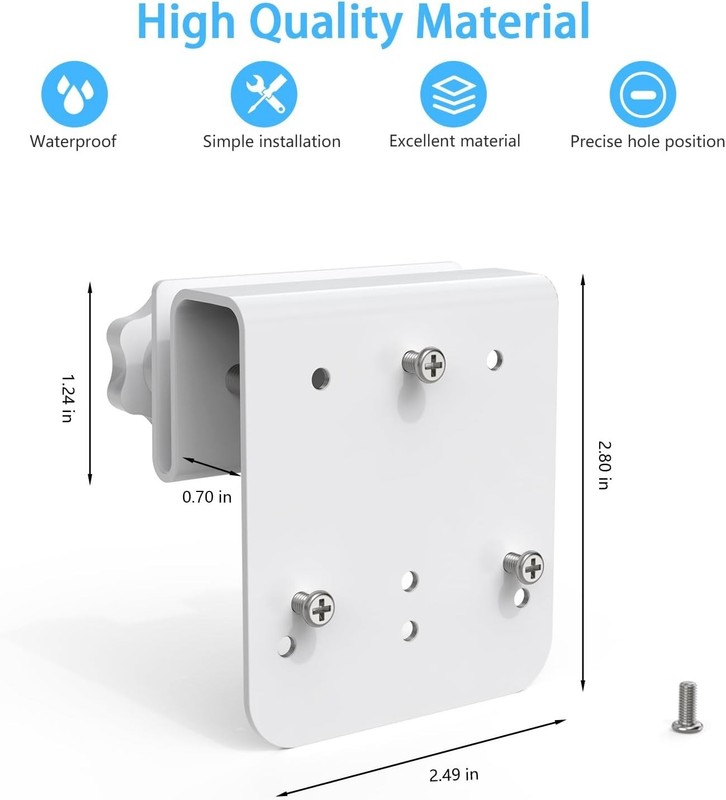 Gutter Mount for AOSU Solar Security Cameras Outdoor WirelessSolarCam D1 Clas... gallery
