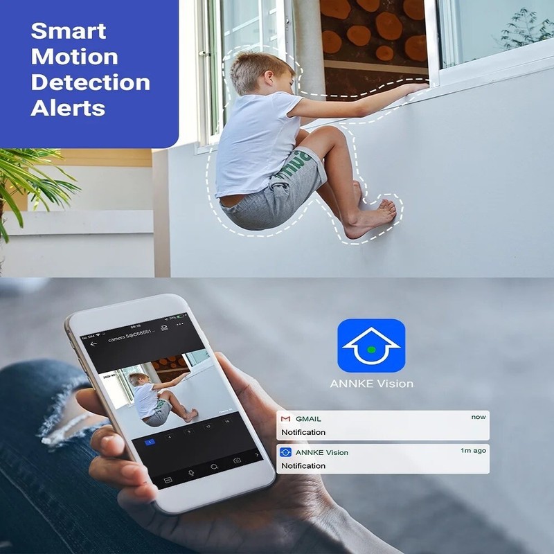 ANNKE 4K Ultra HD IP Security Turret Camera AI Human Vehicle Detection gallery