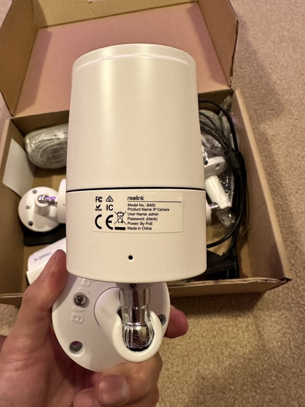 SET OF FOUR (4) - Reolink B400 5MP PoE Outdoor/Indoor Security Camera OPEN BOX gallery