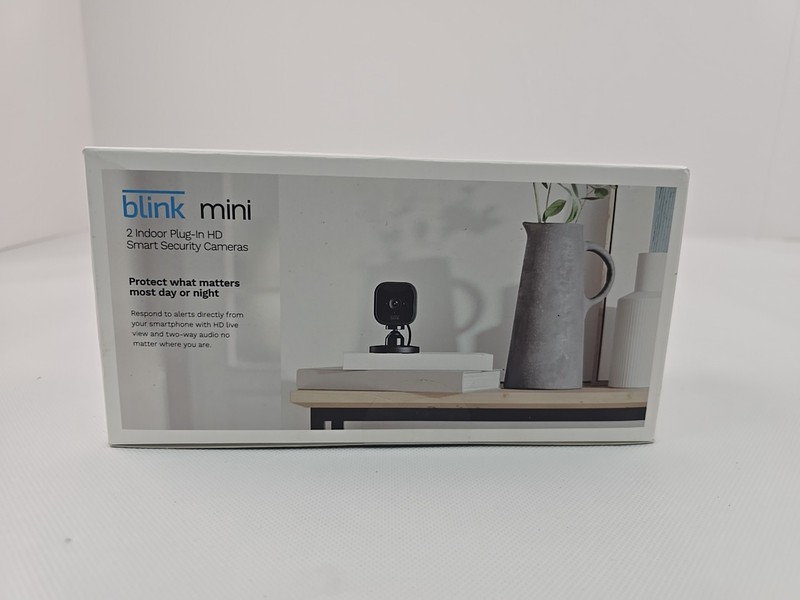 link Mini 2 Pack 1080p WiFi Security Camera Motion Detect Night Vision - Black gallery