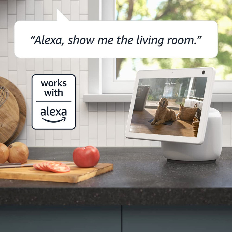 Blink Mini Pan-Tilt Camera | Rotating indoor plug-in smart security camera White gallery