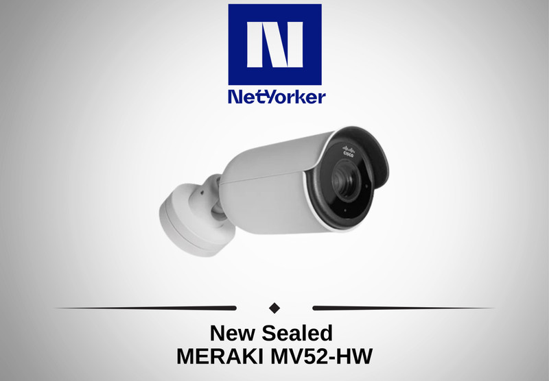 NEW Cisco Meraki MV52-HW Varifocal Outdoor Bullet Camera -Same Day Shipping